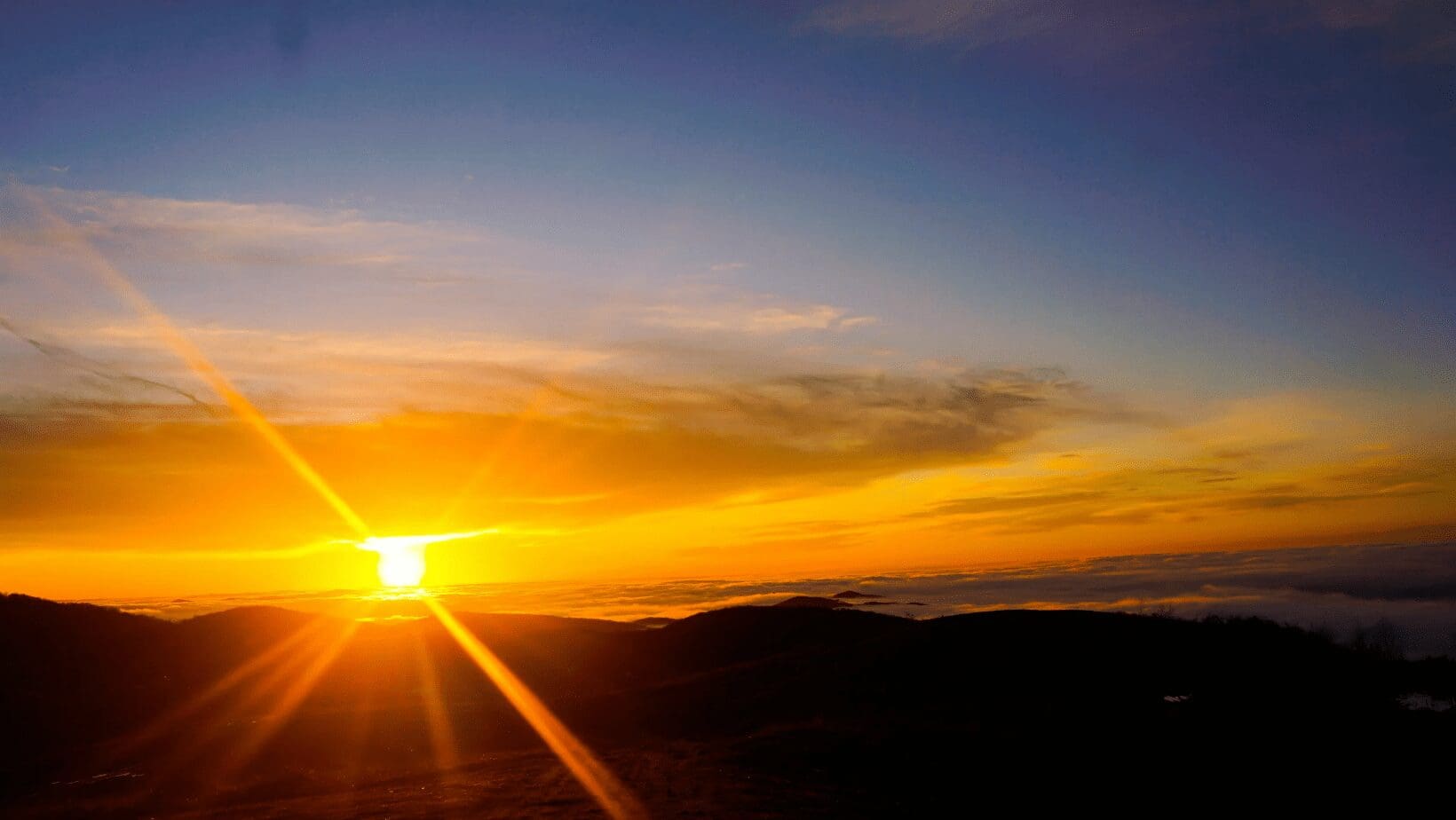 A sunrise