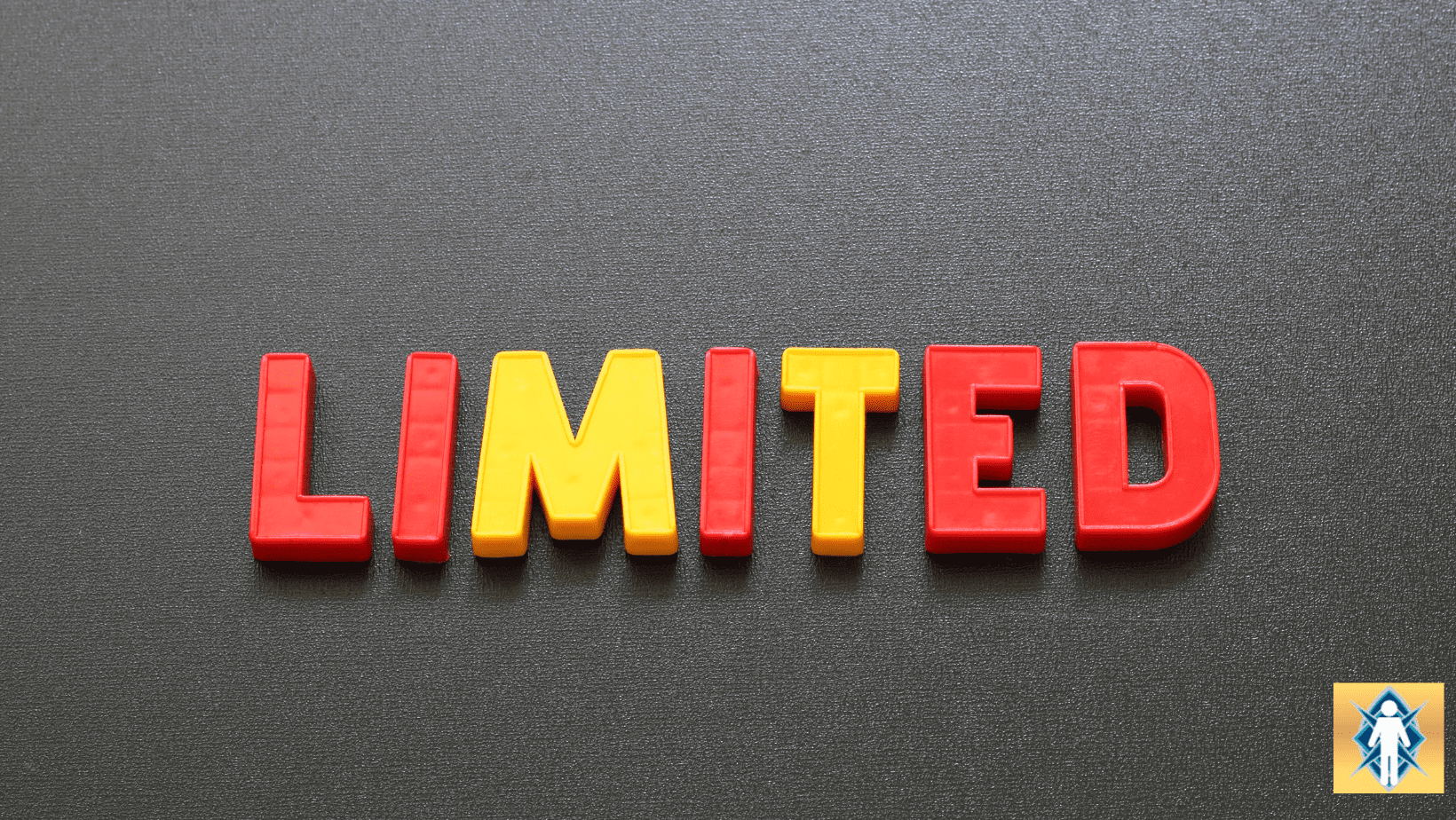 LIMITED" in colorful letters on black background.