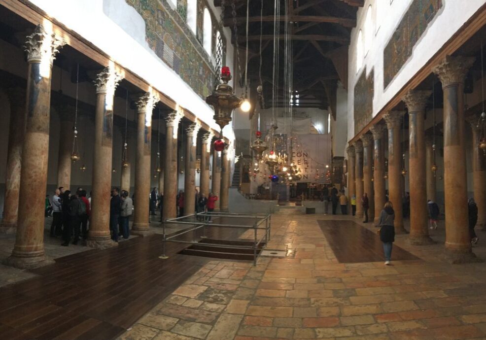 Church of the Nativity in Bethlehem, the oldest church in the world still standing.